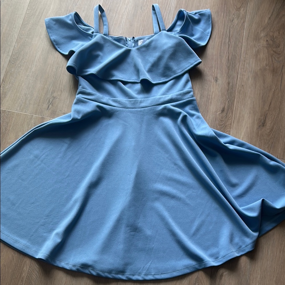 Elegant Blue Kids Formal Dress